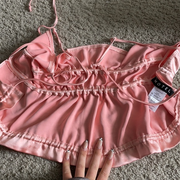 Pink Ruffled Top - Picture 2 of 4